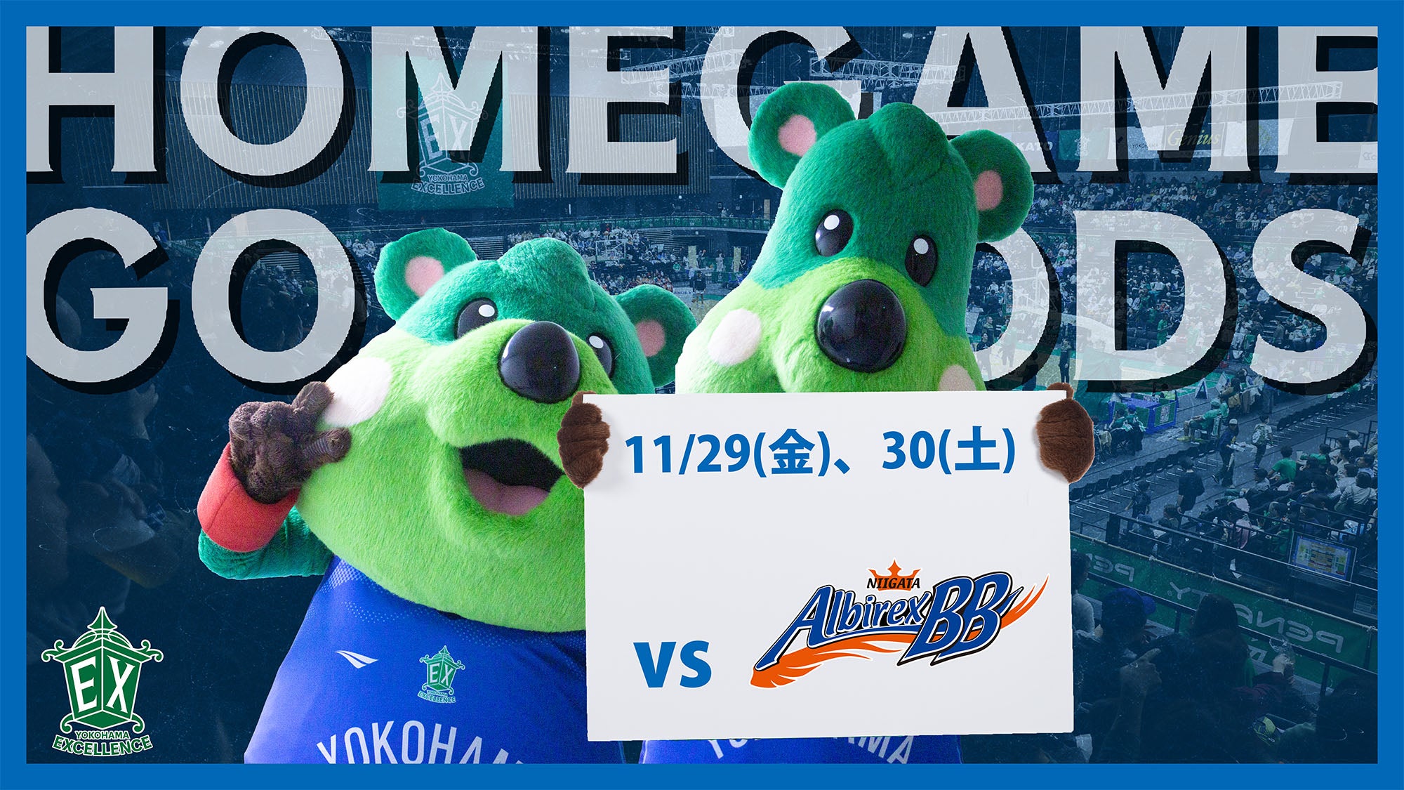 第10節 「新潟アルビレックスBB」戦グッズ情報！！ | 横浜エクセレンス