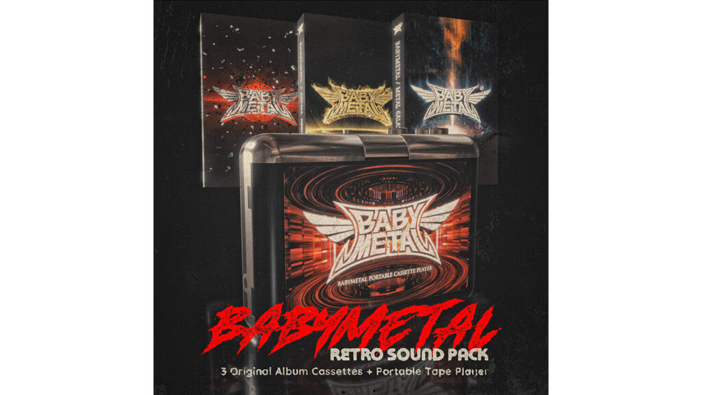 BABYMETALカセットプレイヤー＆旧譜3作カセットのバンドル登場