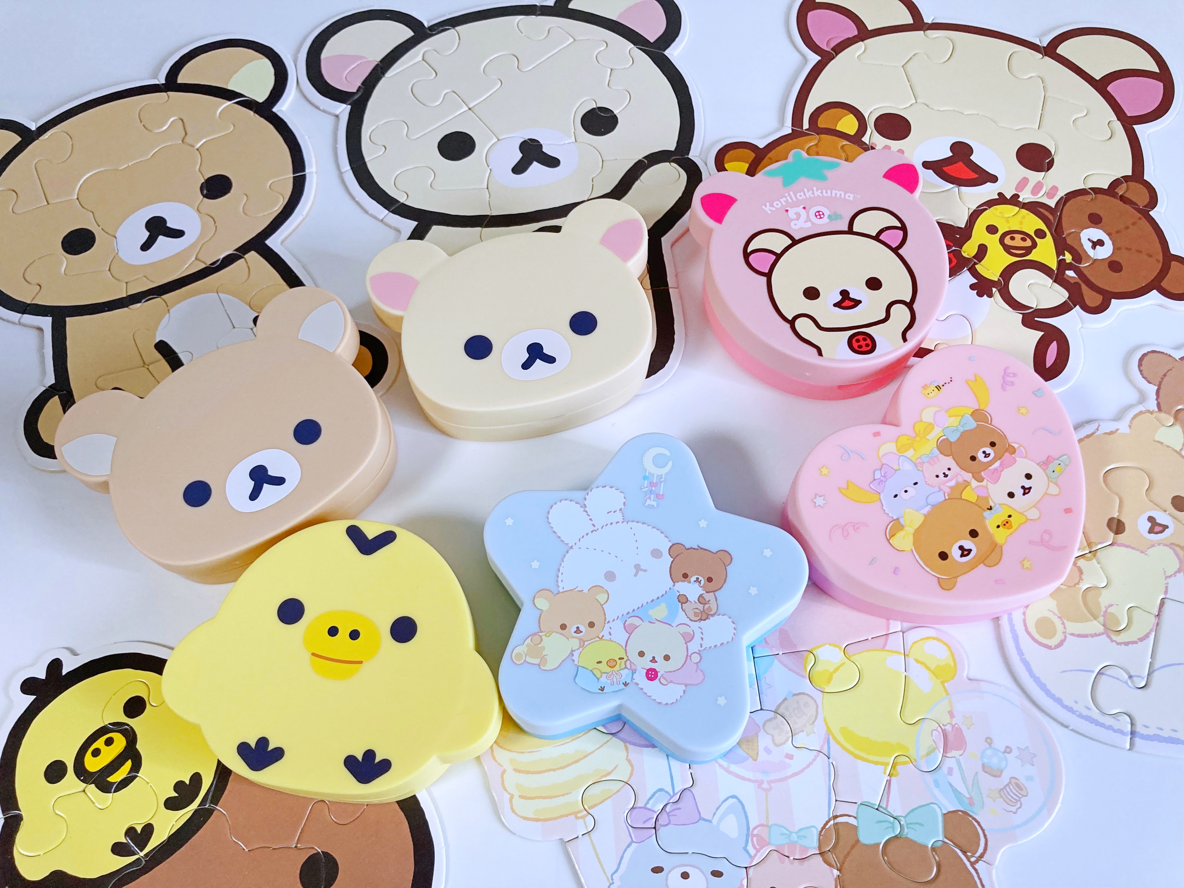 今度のハッピーセットは…リラックマ！2パターンの絵柄が楽しめるパズル