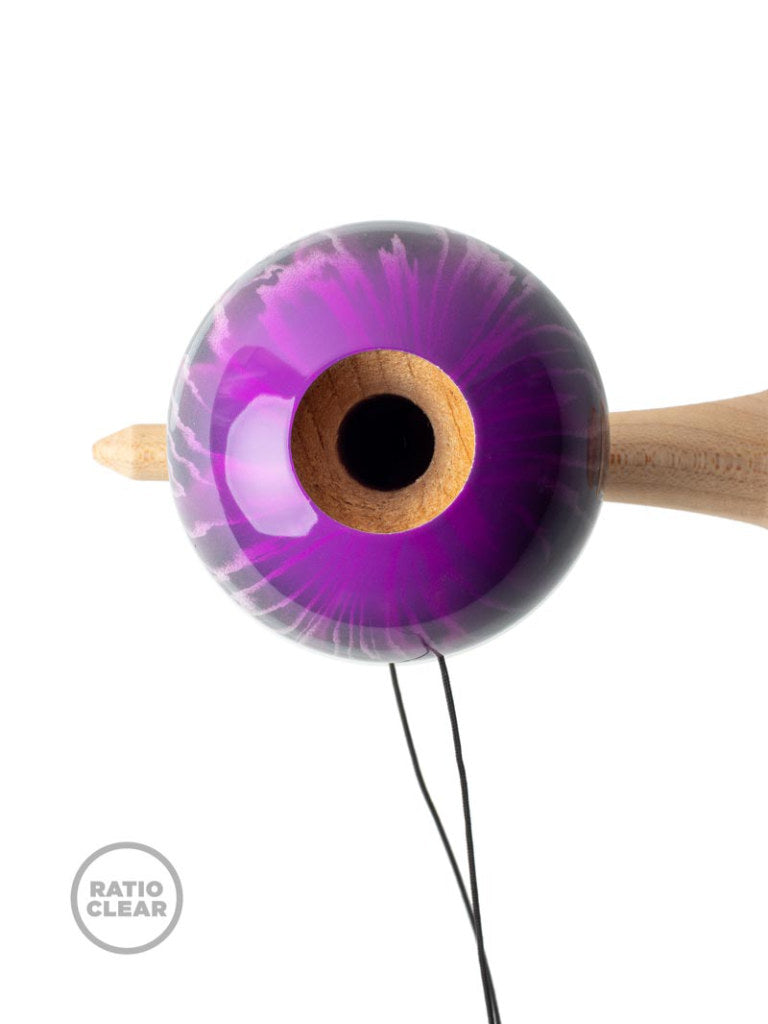 Luzumaki Lights Boost Kendama, Purple by Sweets - YoYoLoco