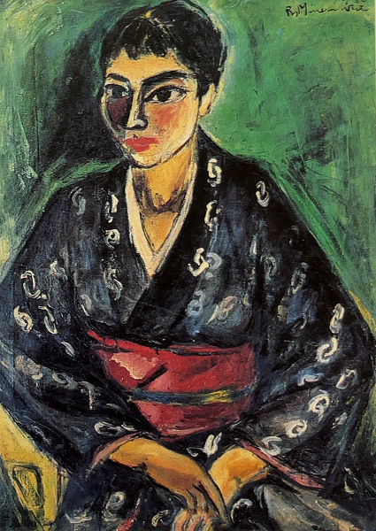 女性洋画家の草分けの一人として活躍した峰村リツ子 - UAG美術家研究所