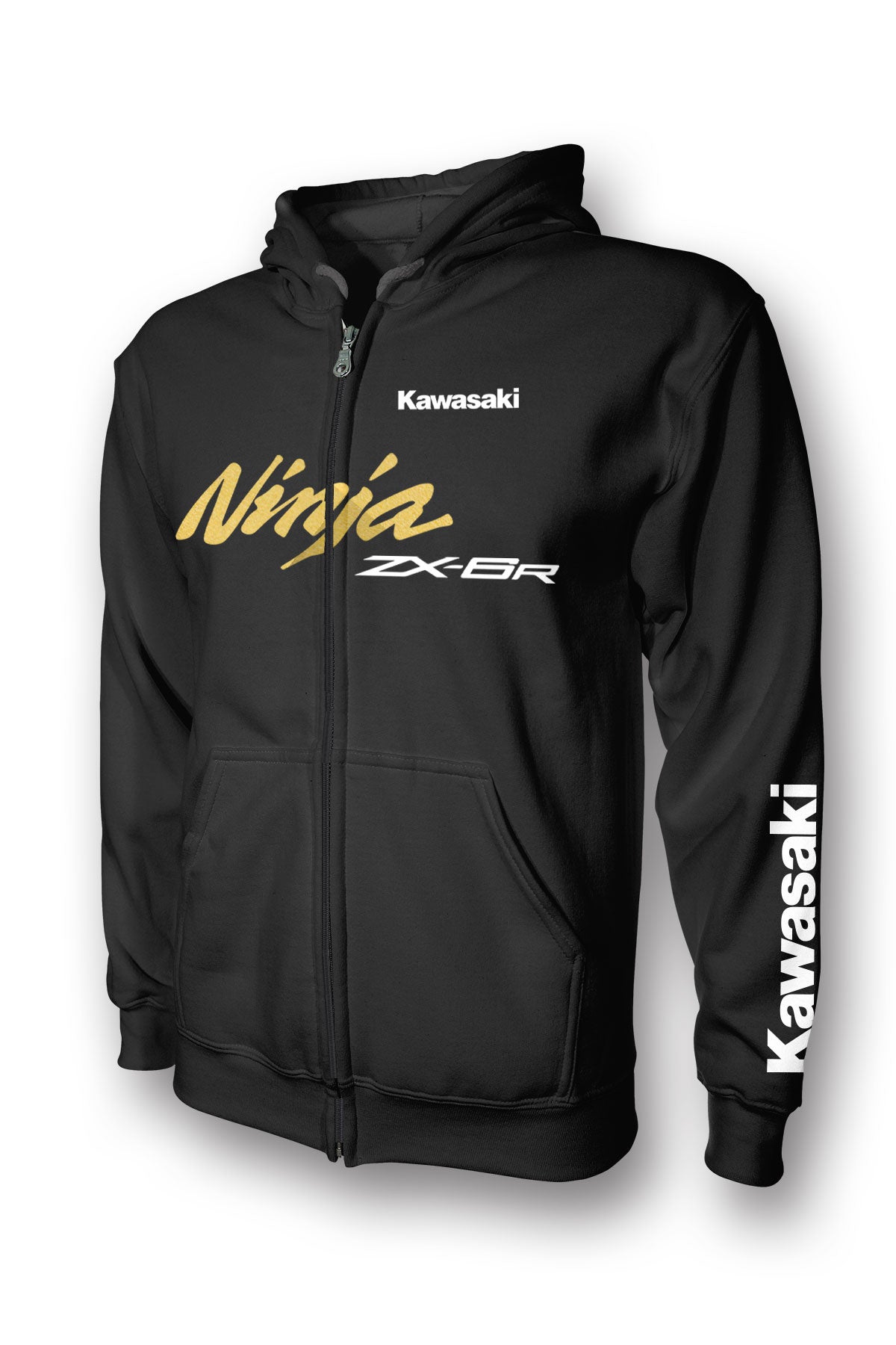 Kawasaki Ninja ZX-6R Full Zip Hoodie | Kawasaki Motorcycle Apparel
