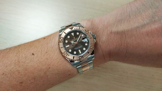 レビュー】ロレックス 268621 ヨットマスター37mm ピンクロレゾール