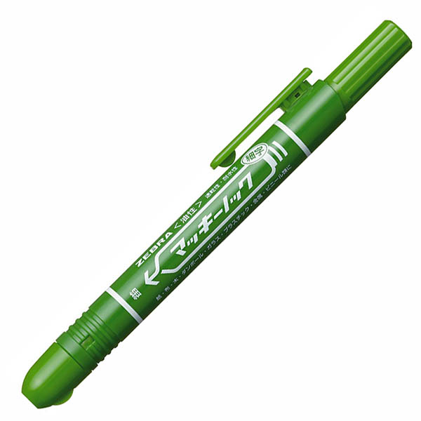 マッキーノック 細字 緑1本入(緑): 本体【公式】ZEBRAオンラインストア