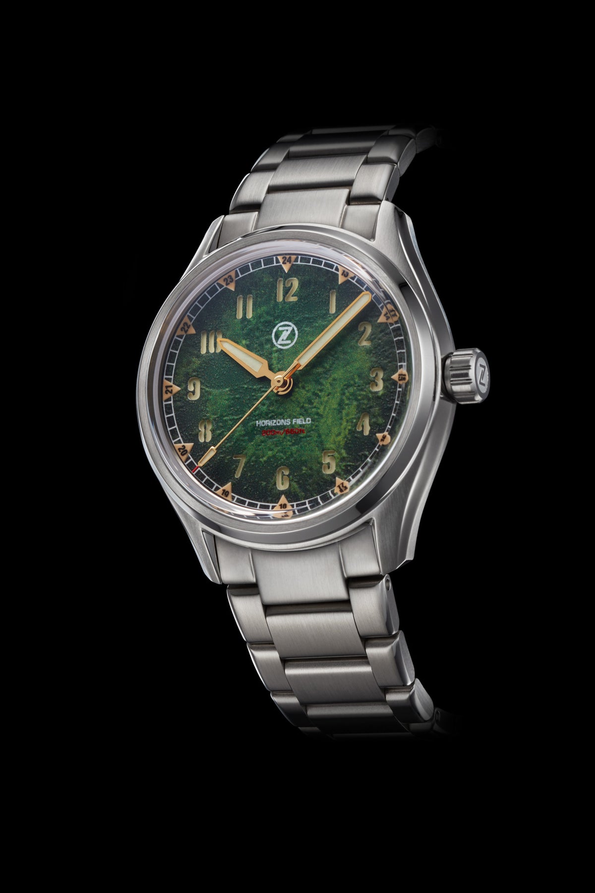 Horizons 200m Field 'Moss Green' – Zelos Watches