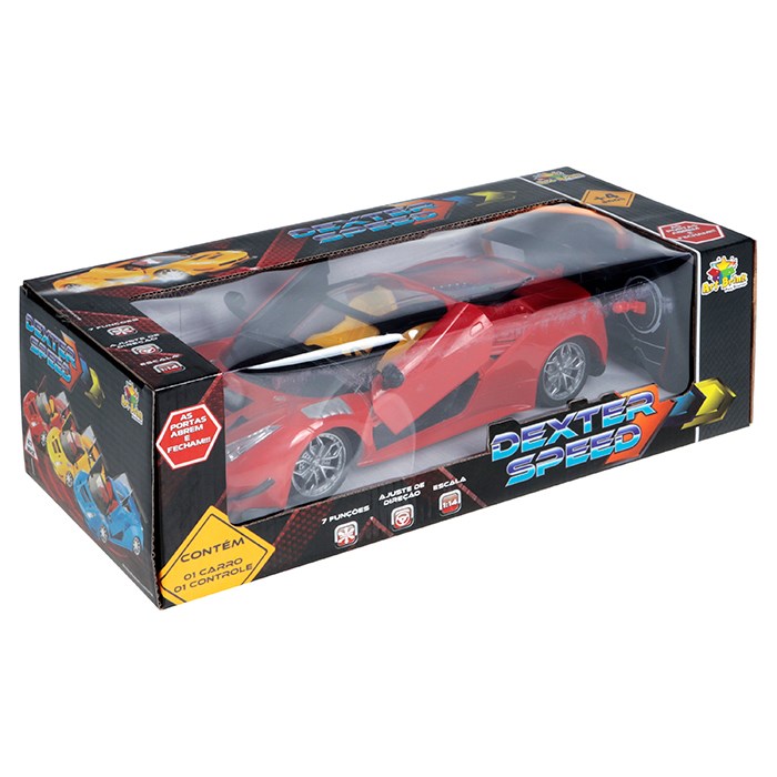 Carro c/r 7 funcoes 1:14 dexter speed cx:00008 | Atacado de