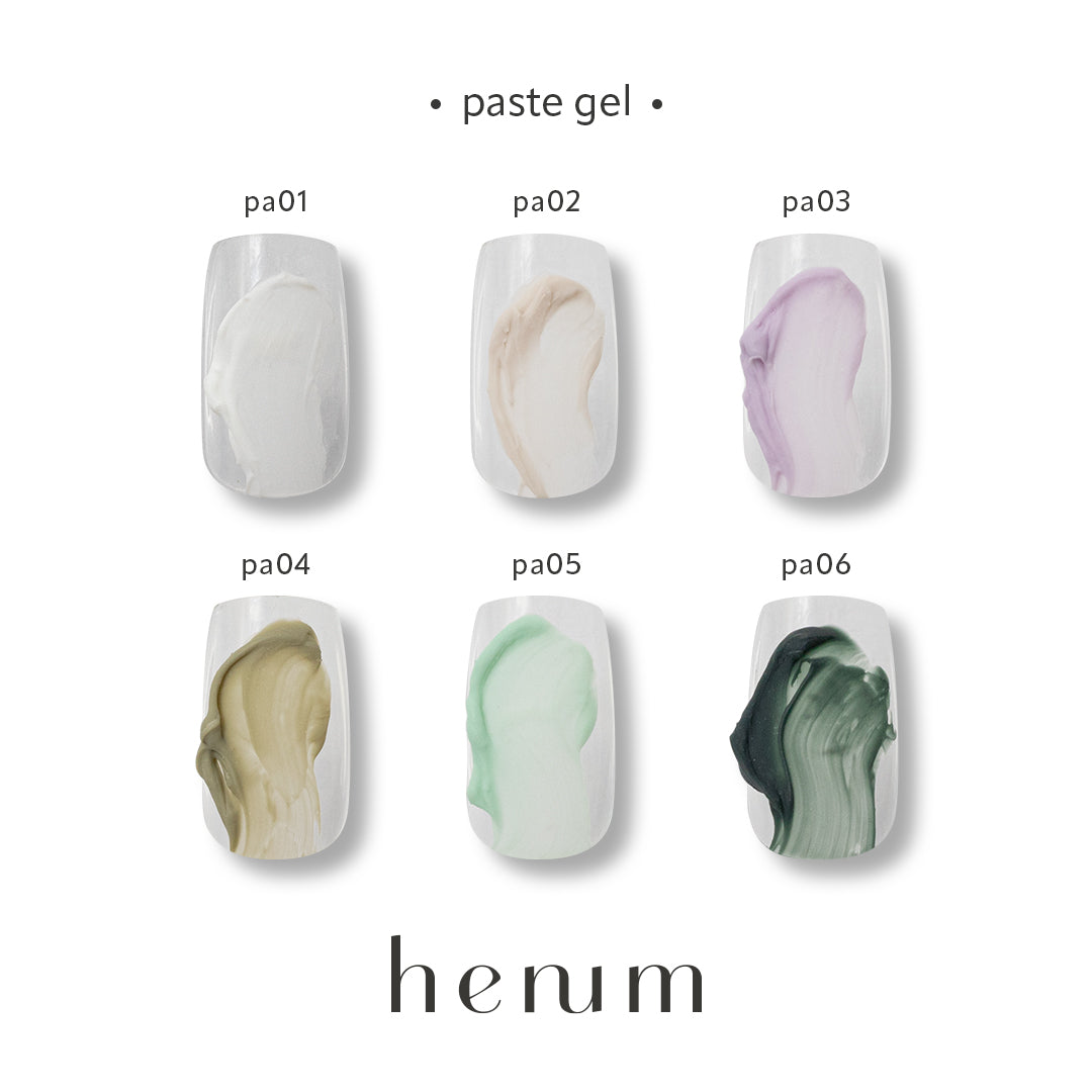 Henum Paste Gel Collection #1 - 6 Color Set – Zillabeau