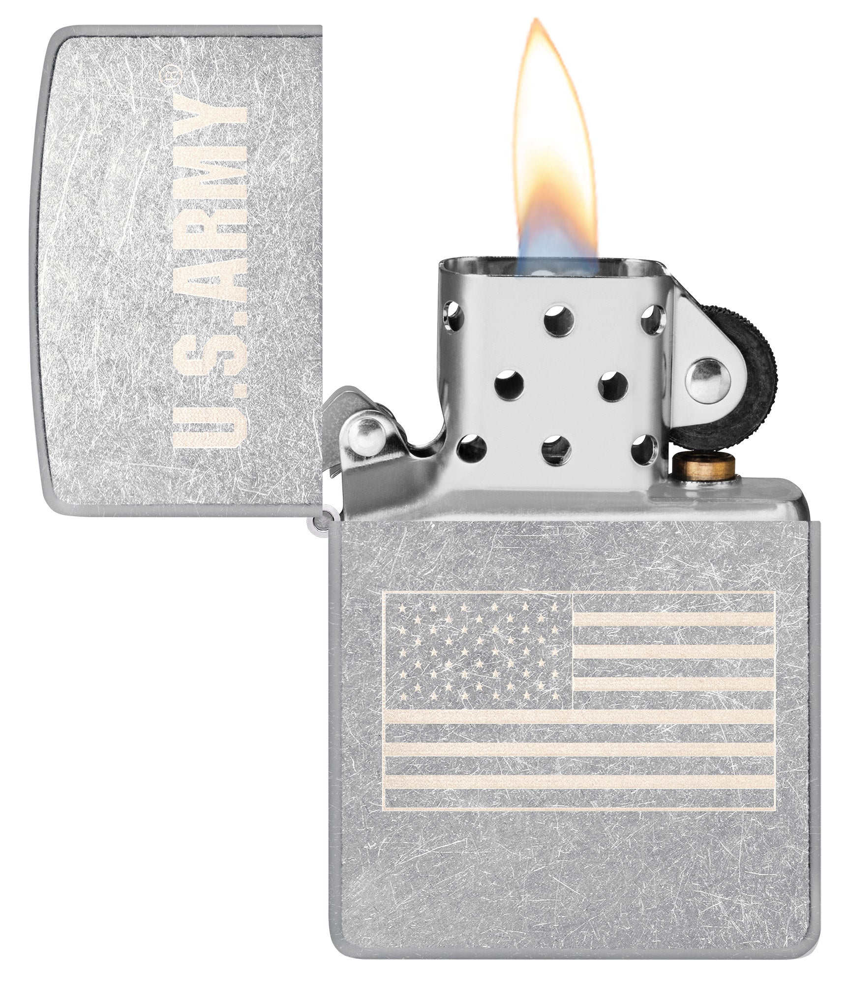 U.S. Army® Flag Design Street Chrome Windproof Lighter – Zippo USA
