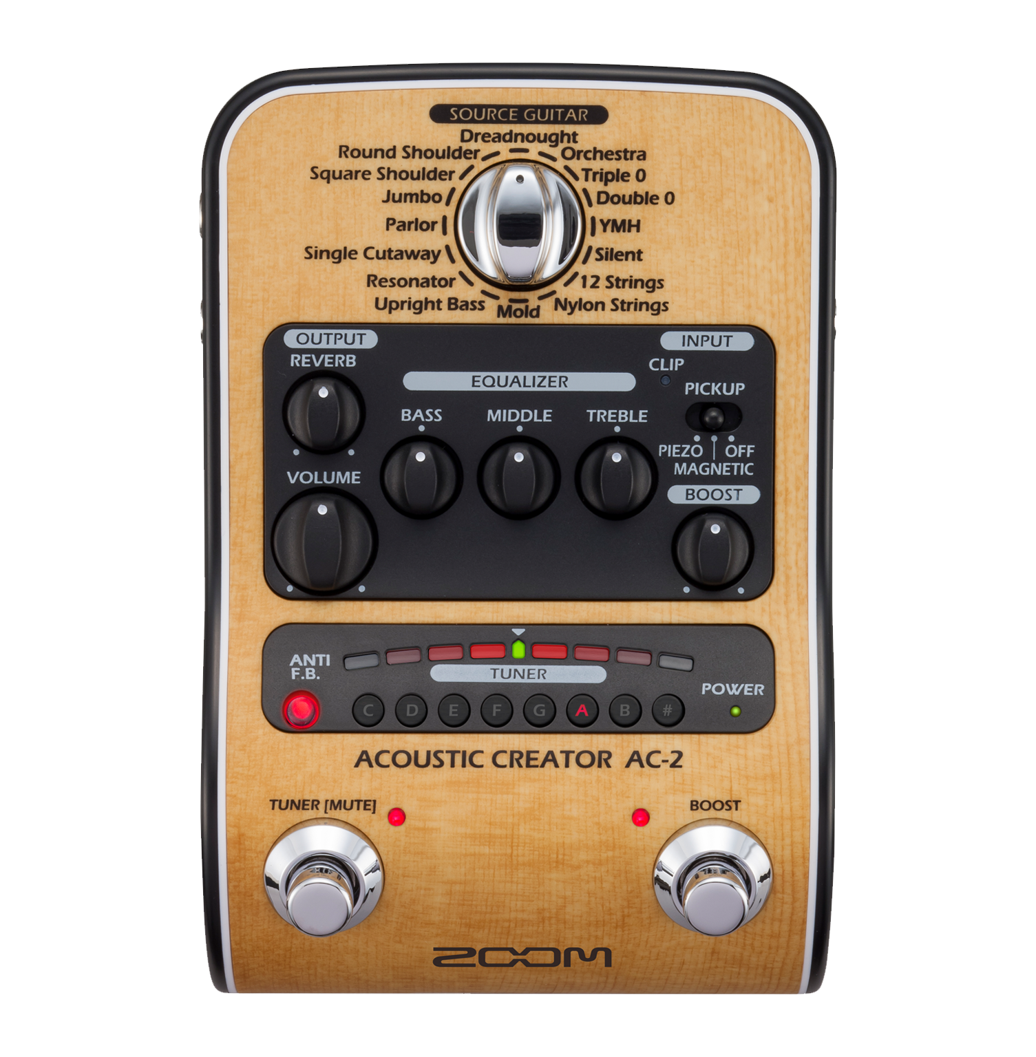 AC-2 Acoustic Pedal | Buy Now | ZOOM