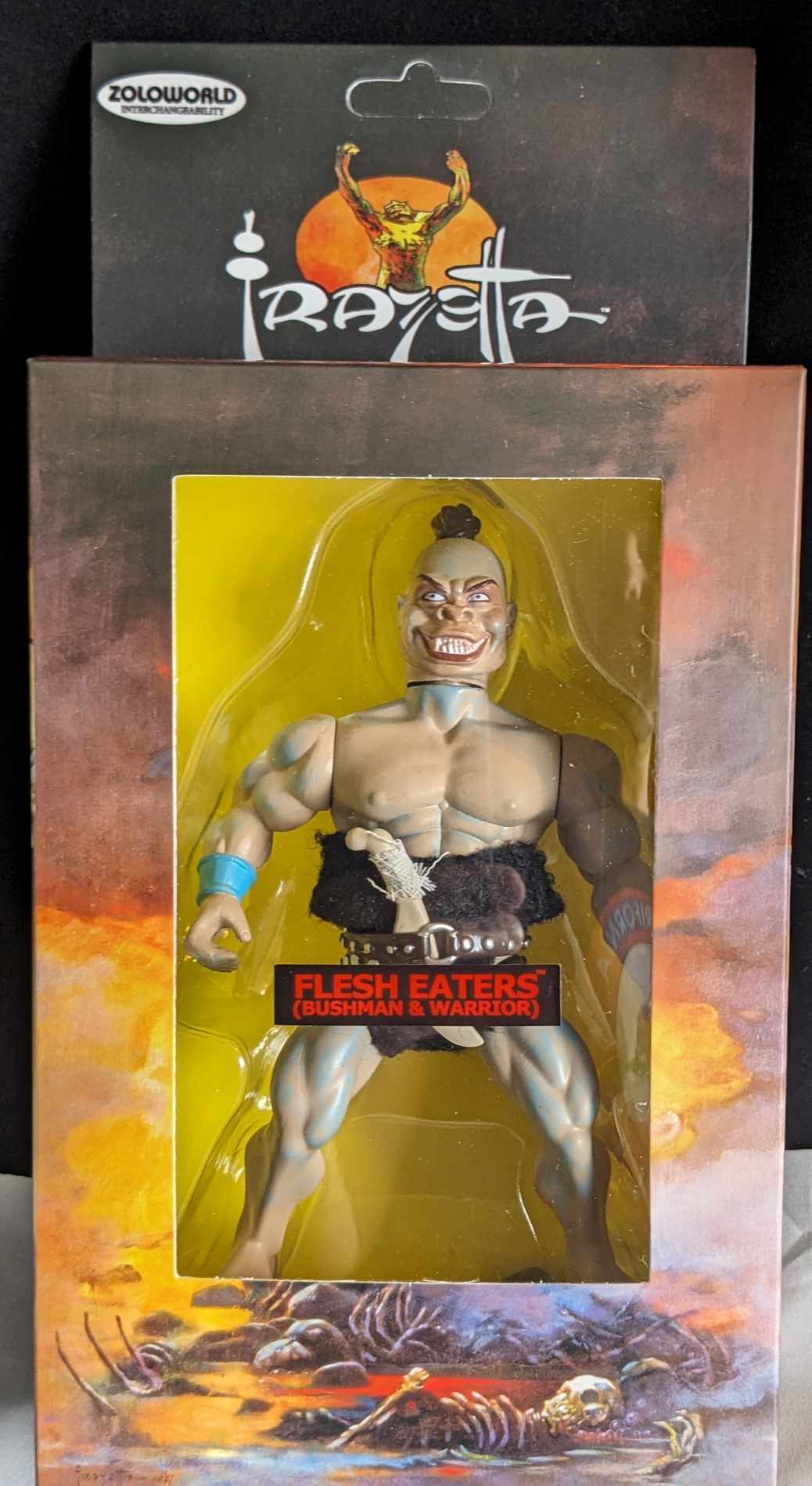 Zoloworld Frazetta Flesh Eaters Bushman . Warrior MIB Action