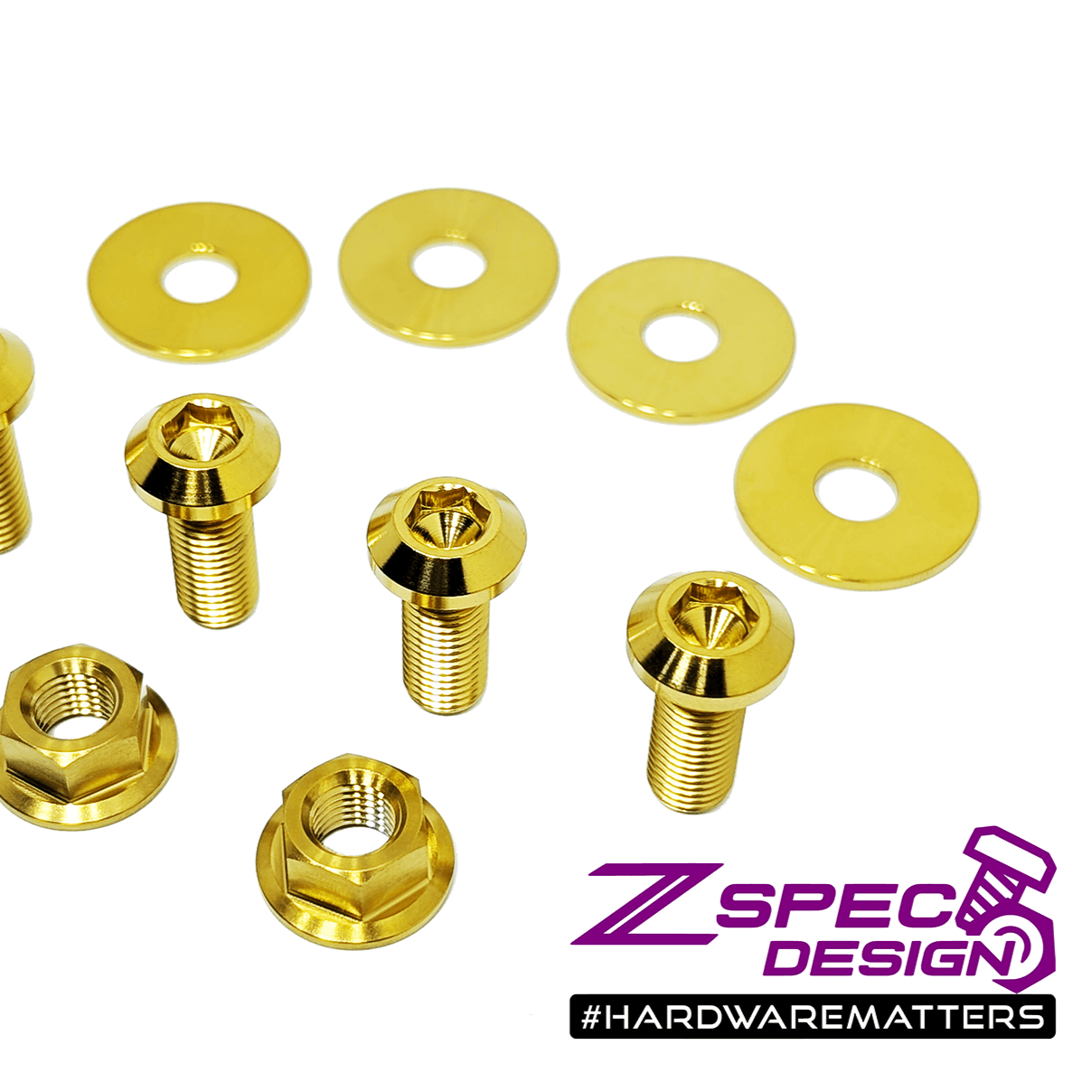 ZSPEC Strut Tower Brace/Bar Fastener Kit, '23+ Nissan Z RZ34, Titanium