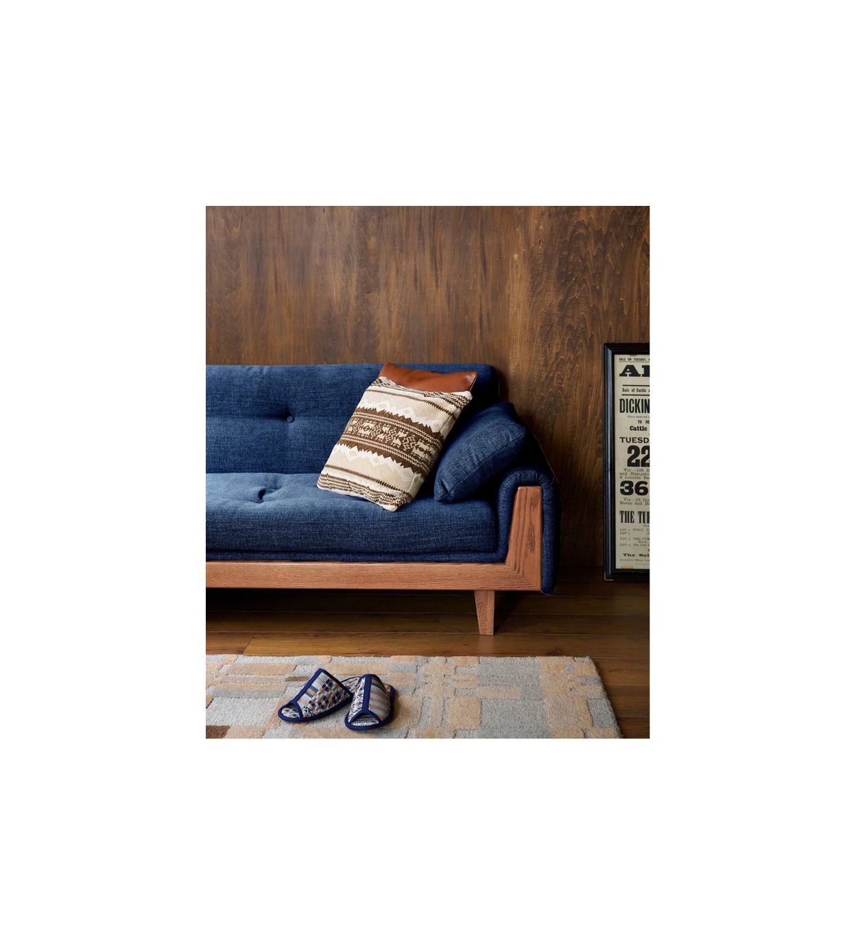 NEW】WINDAN SOFA W1920 2nd NAVY | JOURNAL STANDARD FURNITURE