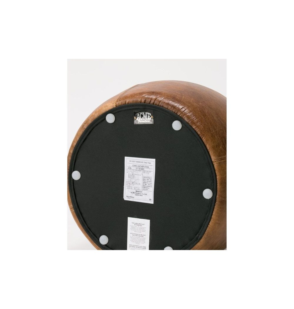 OAKS LEATHER STOOL / CRACK LEATHER | JOURNAL STANDARD FURNITURE