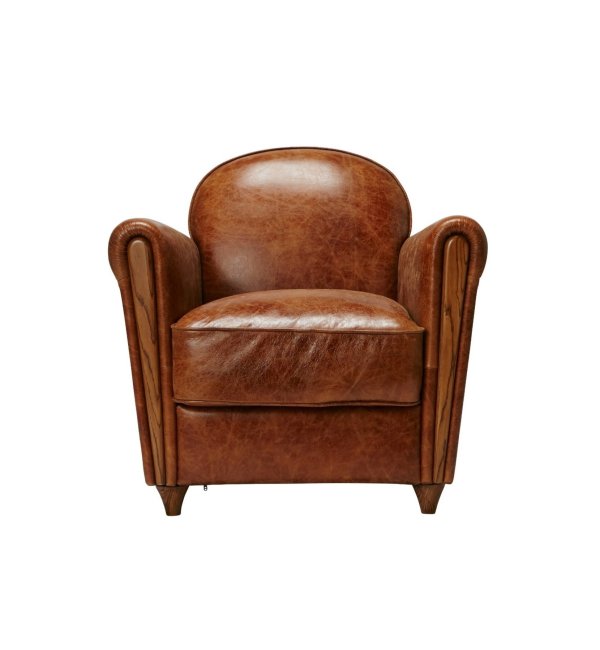 OAKS CLUB CHAIR / CRACK LEATHER | JOURNAL STANDARD FURNITURE