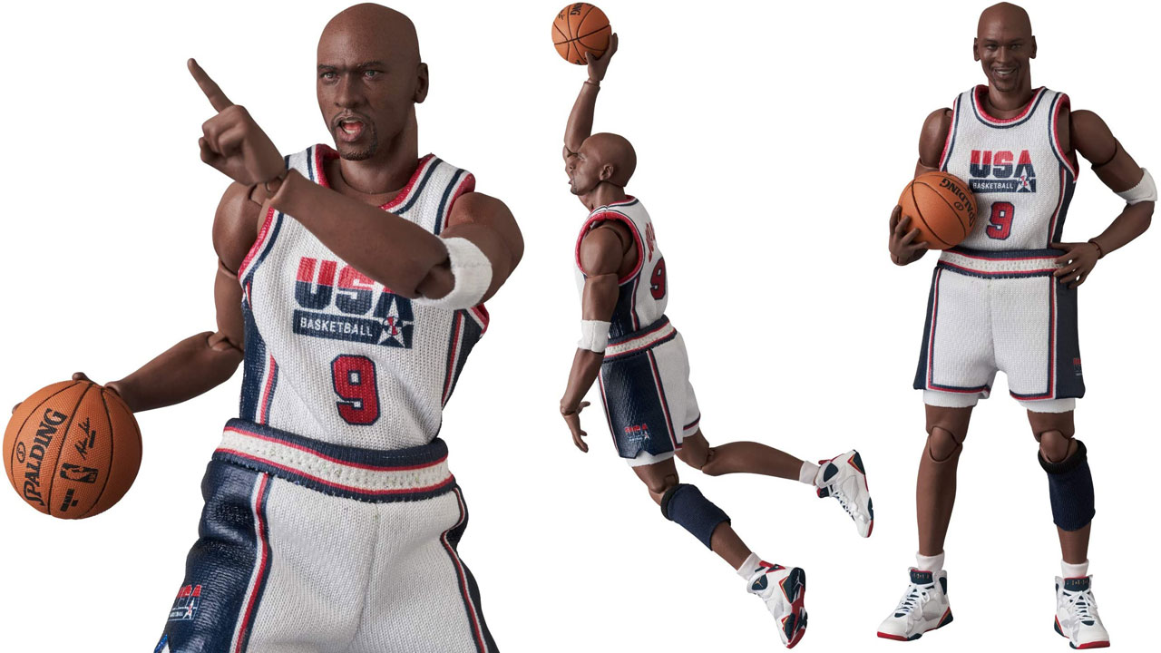 MAFEX Michael Jordan Dream Team Figure | ActionFiguresDaily.com
