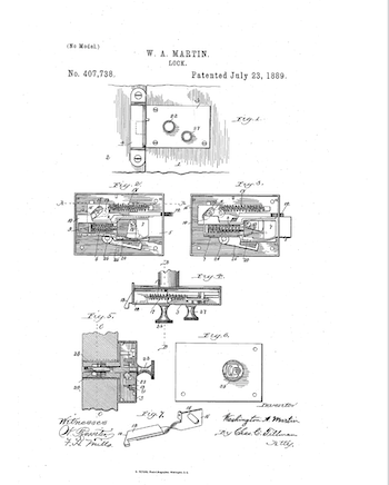 The First Lock Improvement is Patented - African American Registry