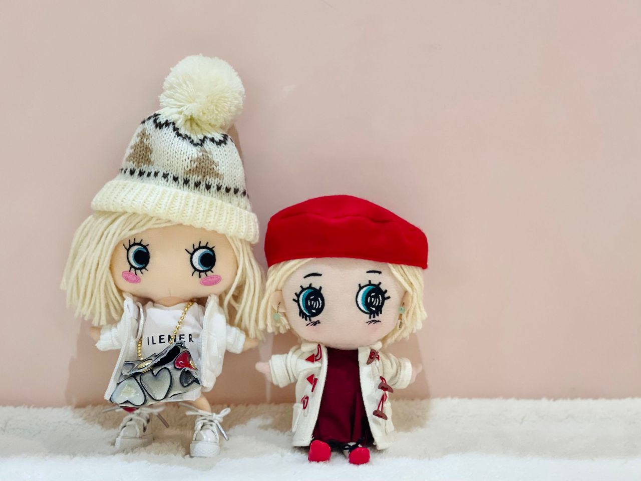 イルメール クリスマス 限定 カウチンニット×ドットワンピ ニット帽