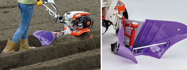 パープル培土機｜菜園倶楽部アタッチメント｜ミニ耕うん機｜製品情報