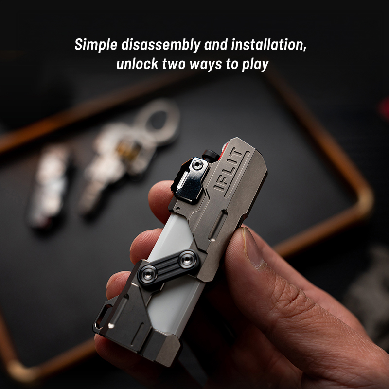 EDCELL IFRIDUS EDC フィジェット スライダー ファイア シェル メタル