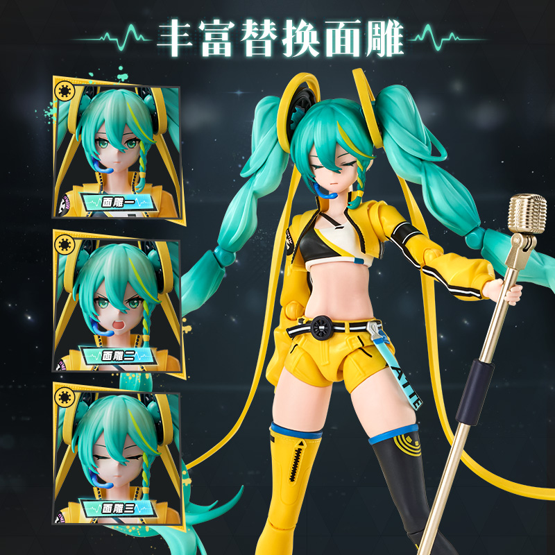 Blokees 初音ミク 17th モデリングさくらミク歌手アクションフィギュア