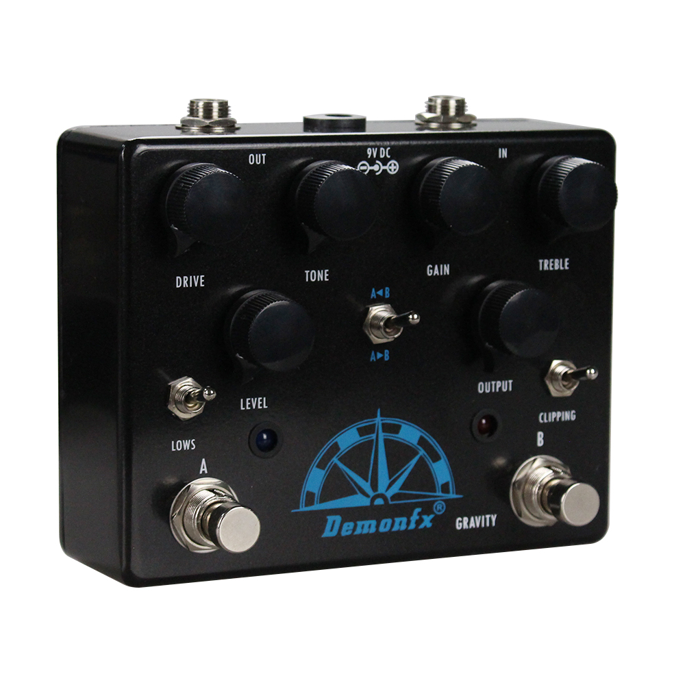 新しいdemonfx重力ギターエフェクトペダル複合TS10とklon centaur 1
