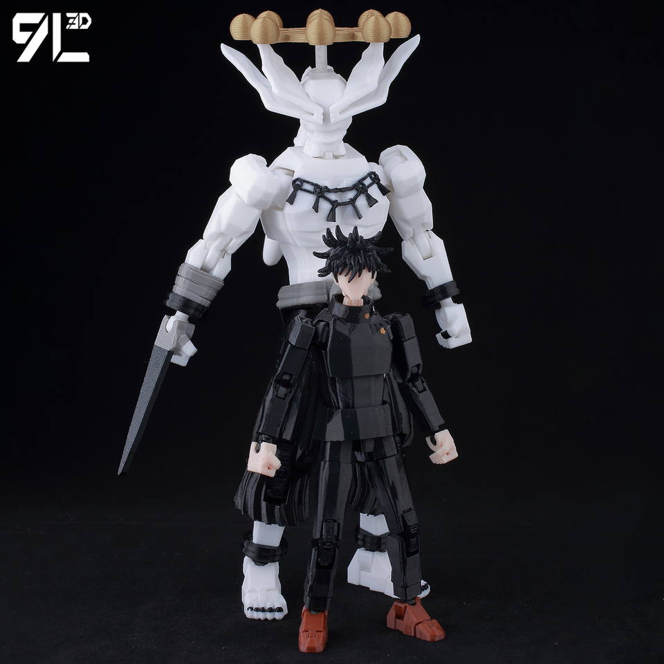9L3D LUCKY13 Shikigami Duel Scene T13 Fushiguro Mahoraga Dogs