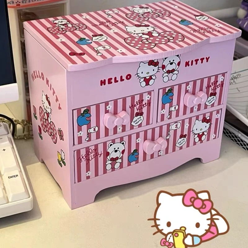 Hacoa ハローキティ 木製ジュエリーボックス キティちゃん サンリオ