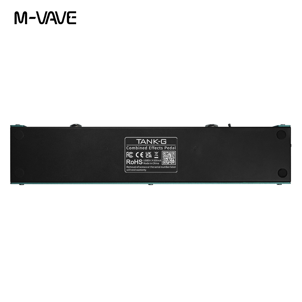 M-vave-充電式マルチエフェクトペダル、タンク-g、36プリセット、9