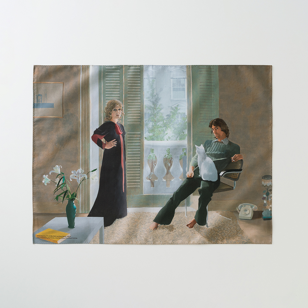 美術展ナビ 図録・グッズSHOP / ハンカチ C Mr and Mrs Clark and Percy