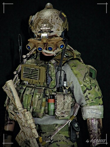 OSO1027 - DEVGRU - Gold Squadron - OCONUS - Kitbashes - Armed Figures