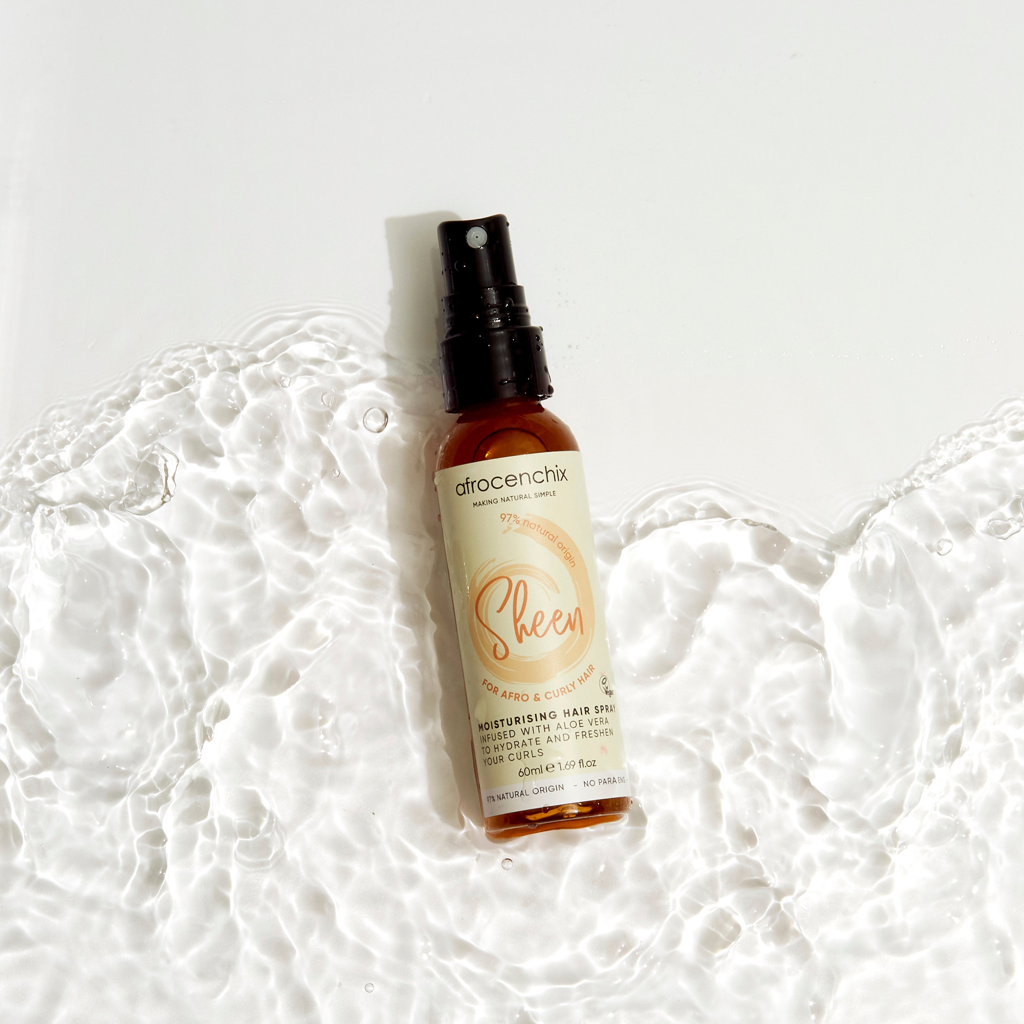 Mini Sheen - Natural Moisturising Spray for Afro Hair | Afrocenchix