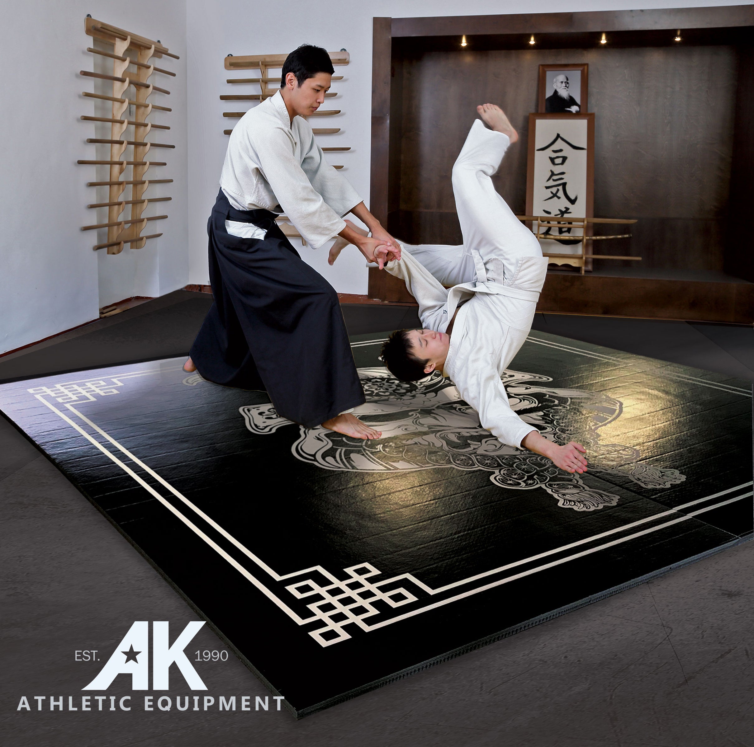 Samurai Digitally Printed 8' x 8' x 1 3/8