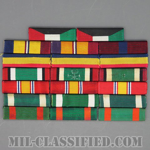 アメリカ軍リボン（略綬・略章・Ribbon）10個セット [バッジ/中古1点物
