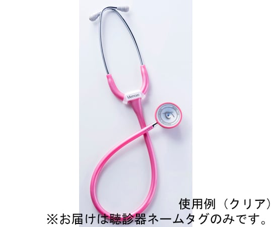 65-5647-68 聴診器ネームタグ ST-2 1個入 クリア 1095D402 【AXEL