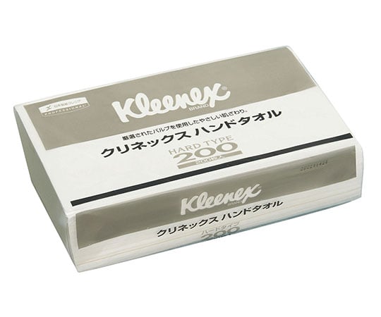 0-2404-01 クリネックス ハンドタオル ハードタイプ200 210×225mm 200