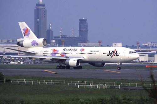 JALウェイズ DC-10-40 JA8544 リゾッチャ パープル JAノL 成田空港