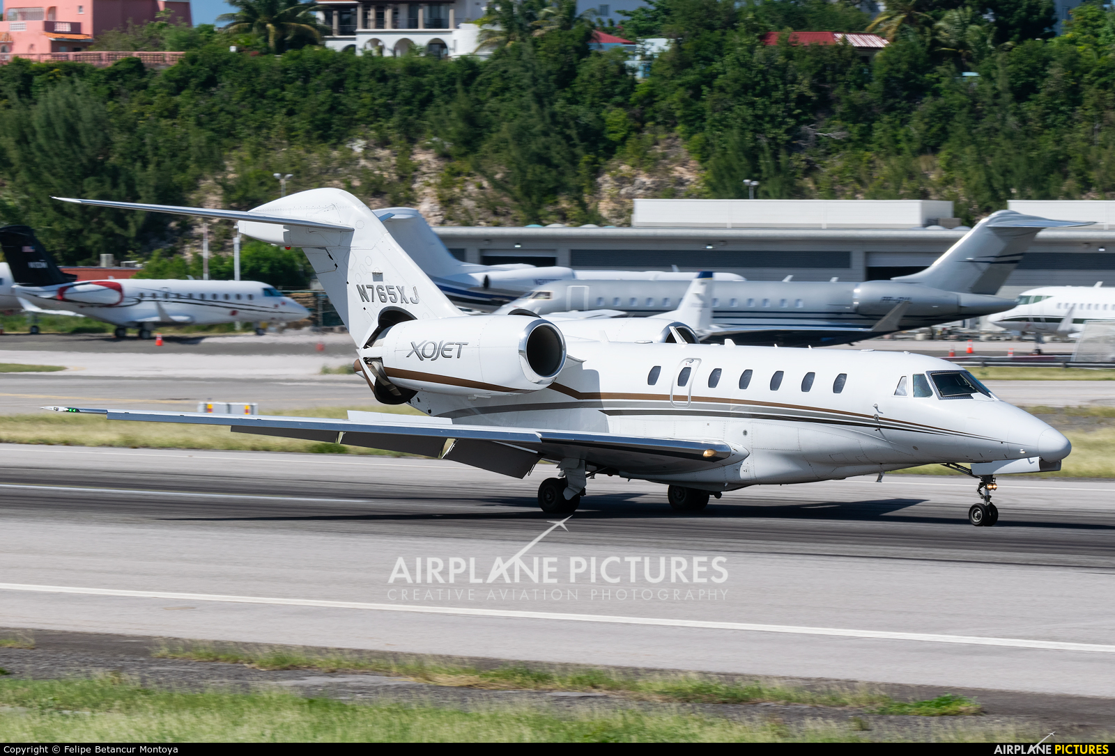 N765XJ Cessna 750 Citation X of XOJet at SXM / TNCM | Aviation Photo