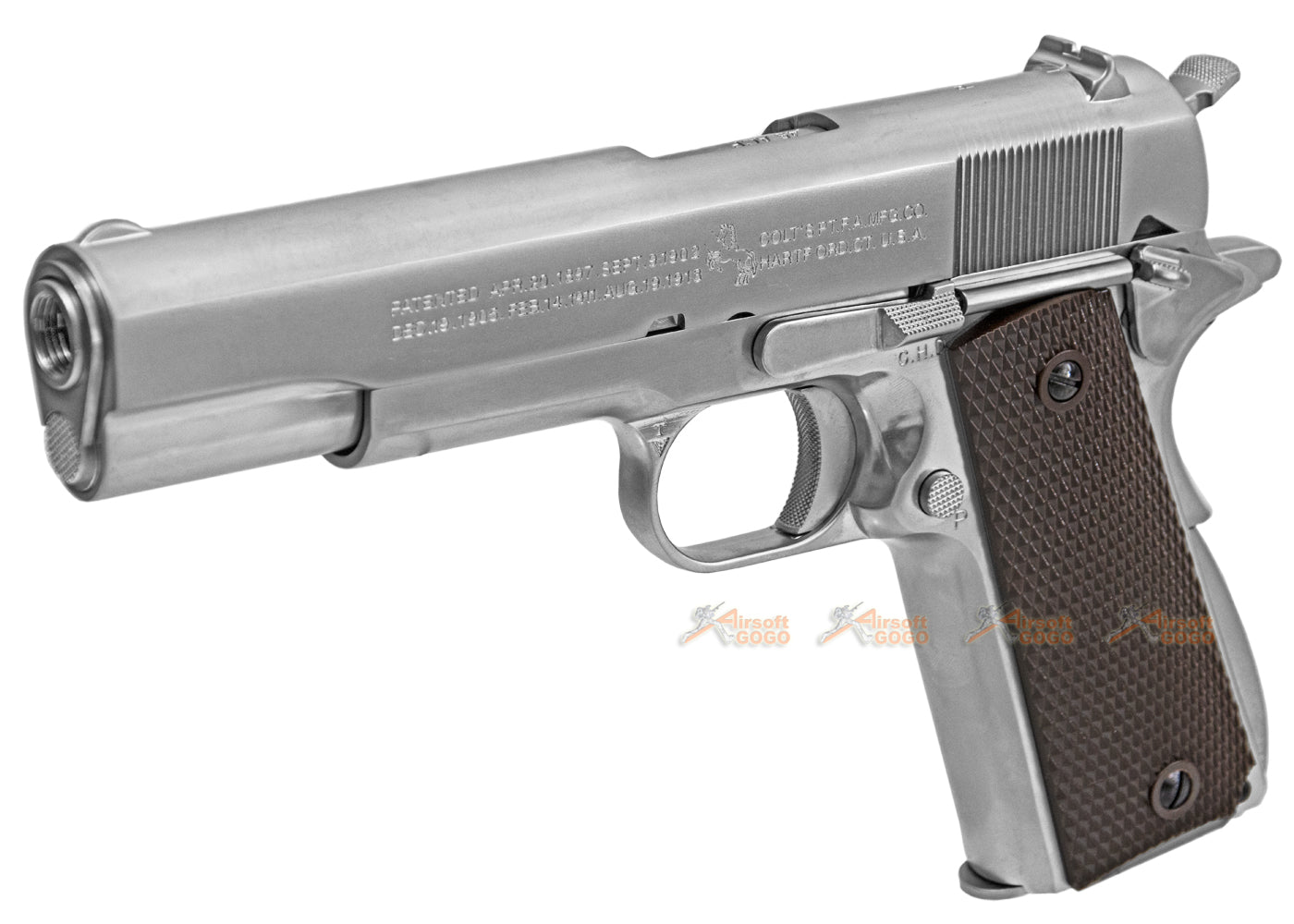 WE サイバーガン コルト1911 ガス ブローバック ( シルバー