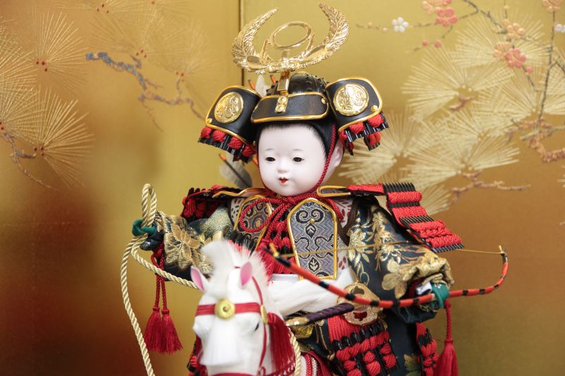 五月人形の馬乗り大将飾りです。豪華な子供大将です。 | 岡崎市｜味岡
