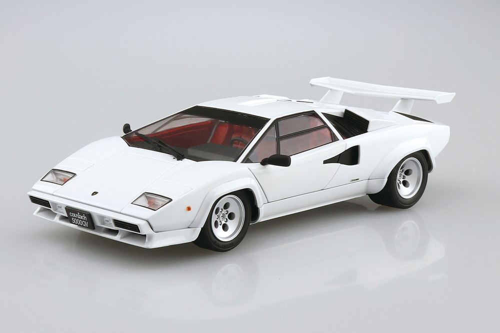 1/24 '85 ランボルギーニ カウンタック 5000QV - AOSHIMA SCALE MODEL