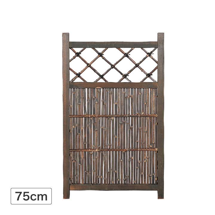 黒竹入庭木戸75cm KE-5 4975149052370