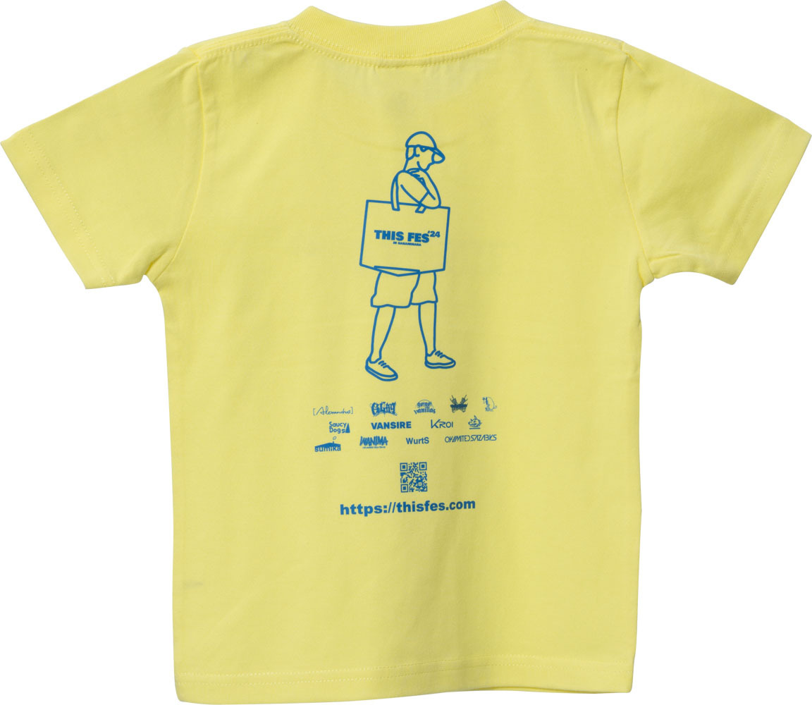 THIS FES '24 KIDS TEE A（ BLACK / BLUE / LIGHT YELLOW