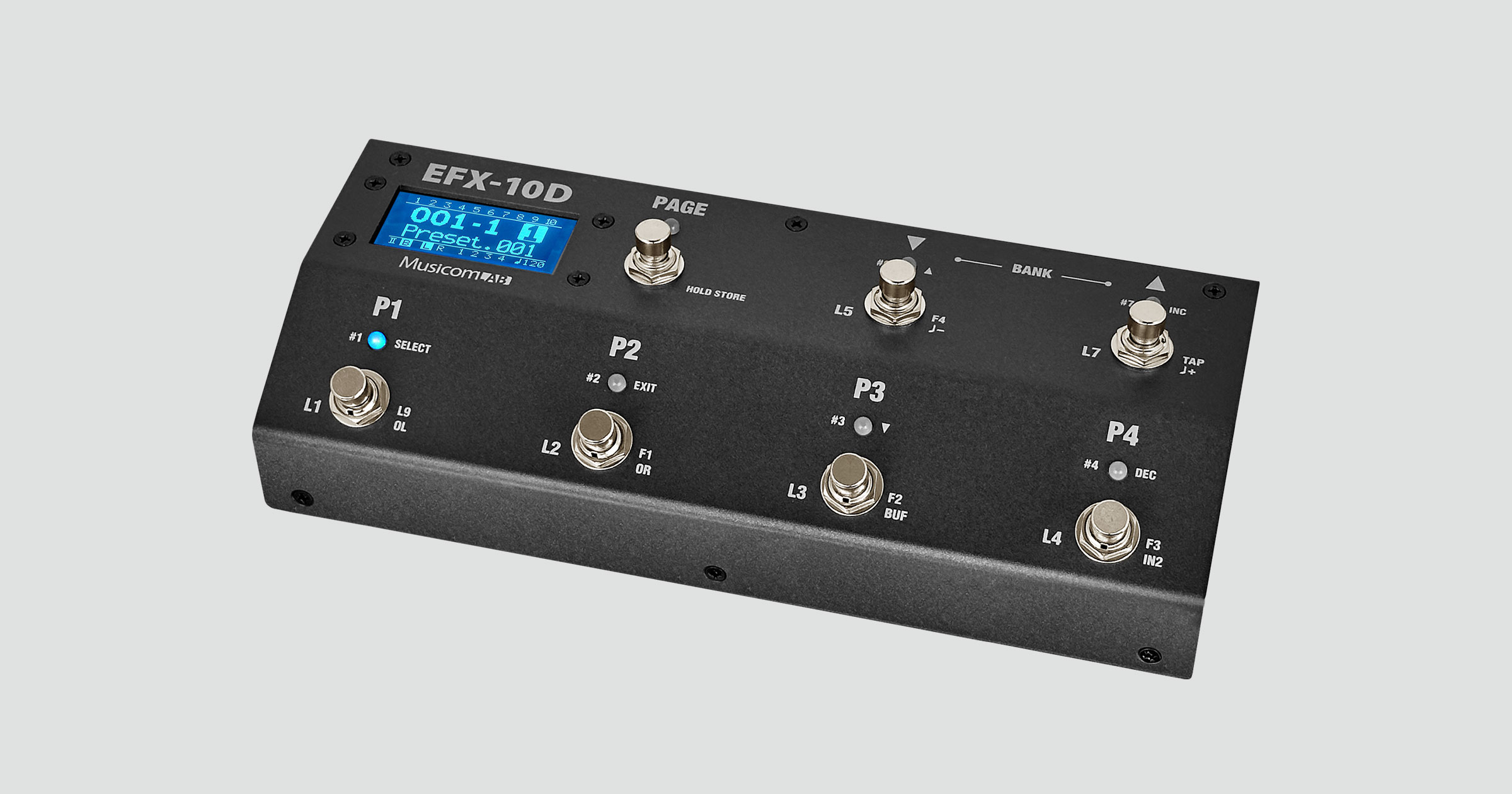 MusicomLAB | EFX-10D | MIDI ループ・スイッチャー | 製品情報