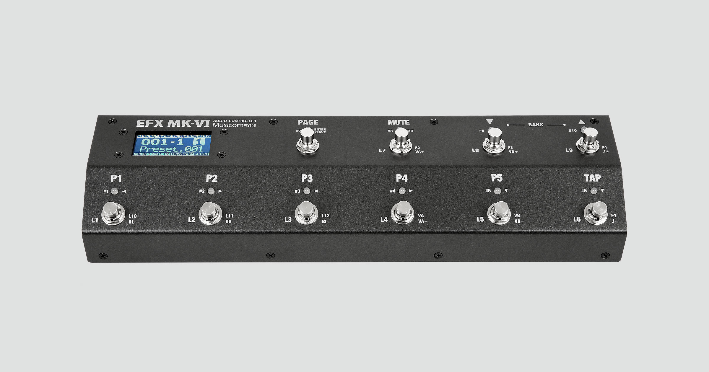 MusicomLAB | EFX MK-VI | MIDI ループ・スイッチャー | 製品情報