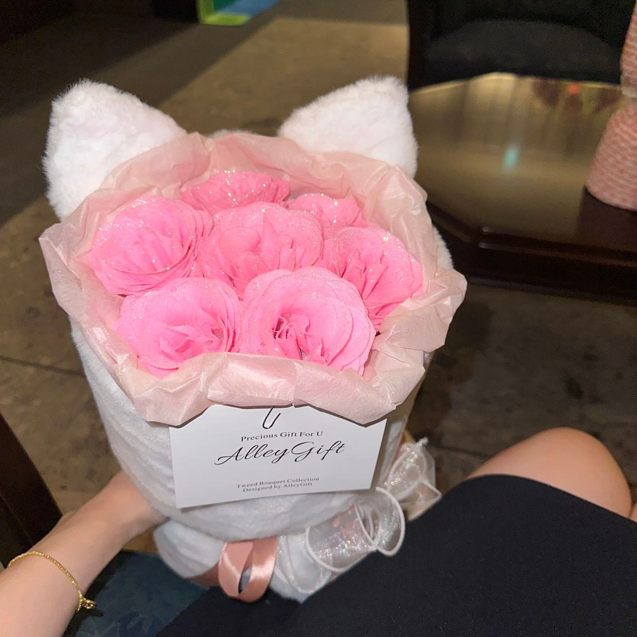 猫モチーフ枯れない花束 | ワンホンブーケ専門店AlleyGift – AlleyGift