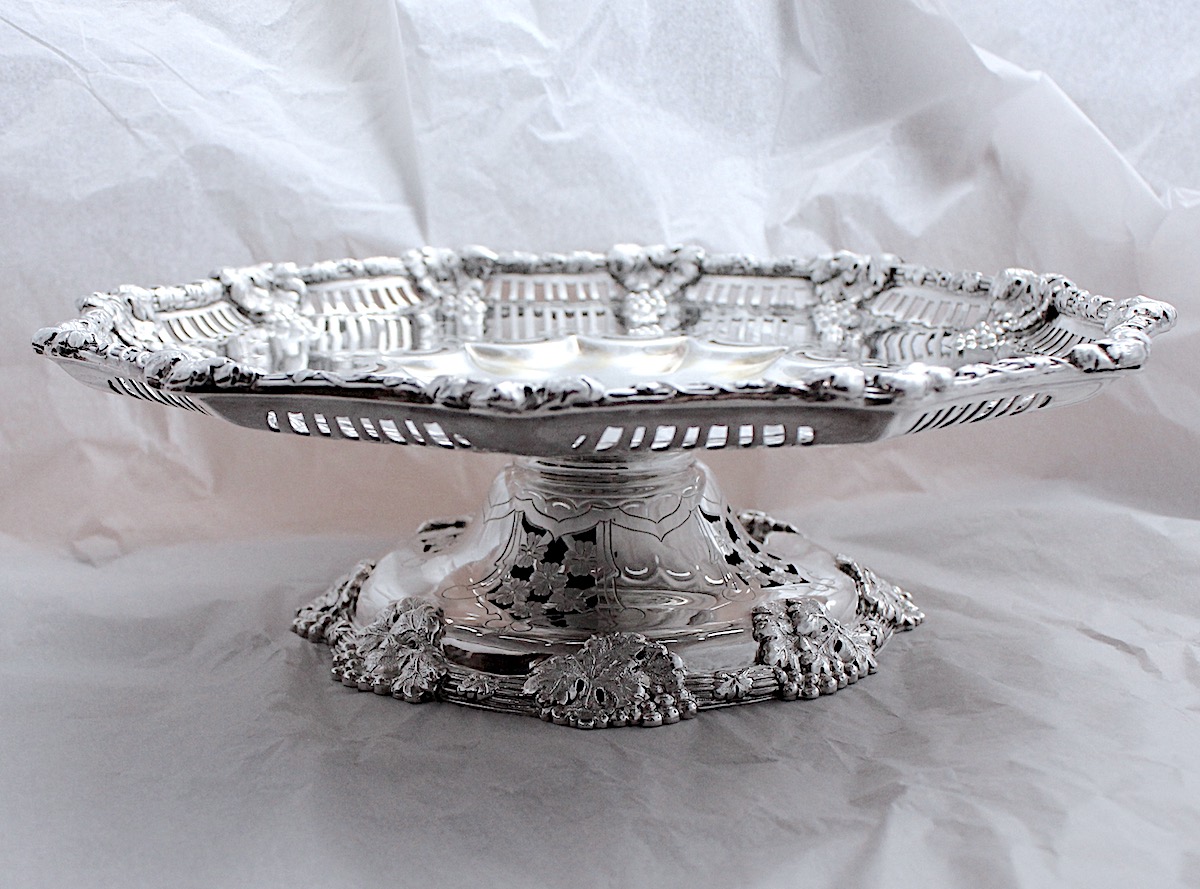 Sold：ティファニー純銀コンポート(Tazza) | アリスアンティークス