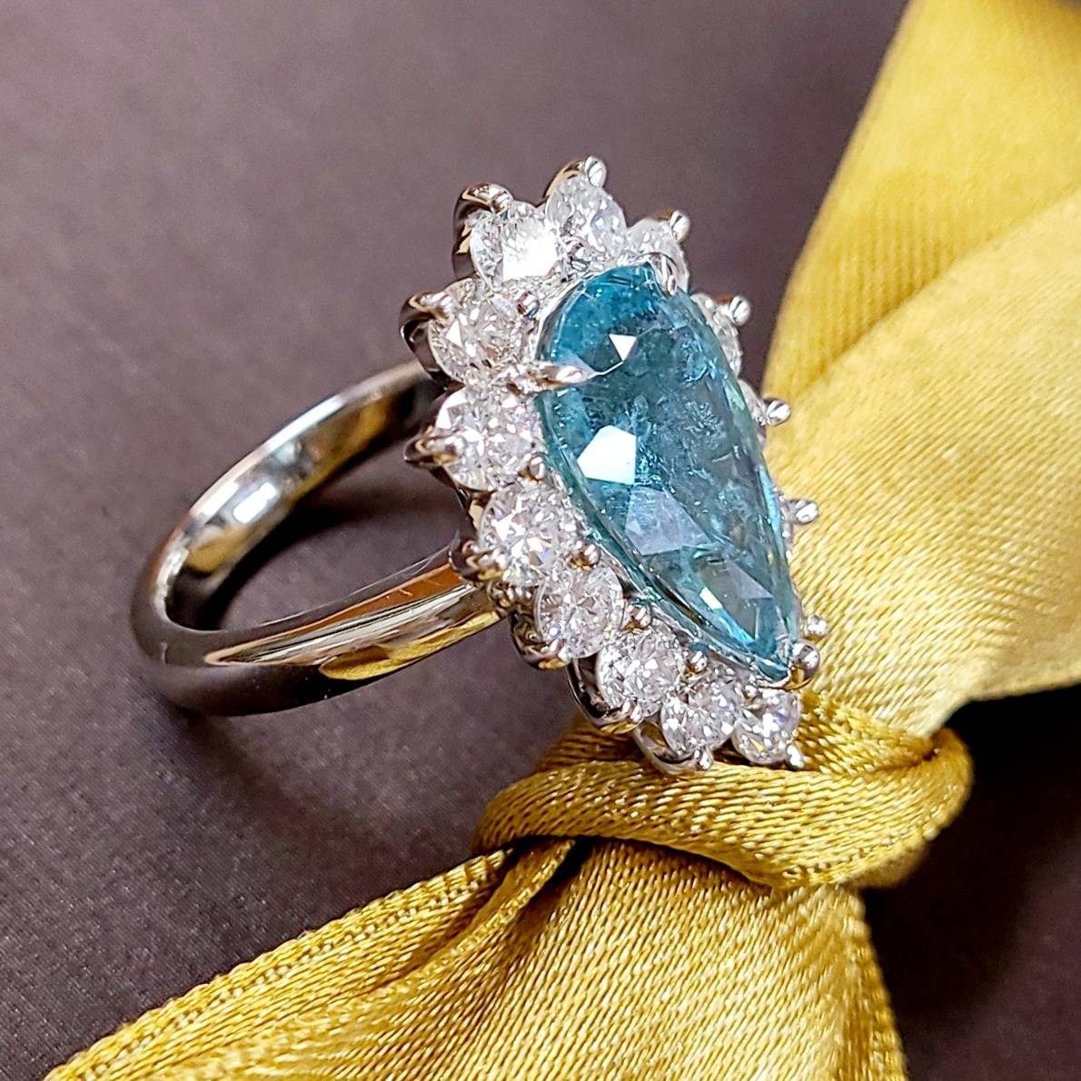 非加熱 ノーヒート ブラジル産 ネオンブルー 3.47ct 天然パライバ
