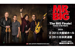 MR.BIG 2025年2月に日本武道館で行った最終公演のライヴ映像作品は