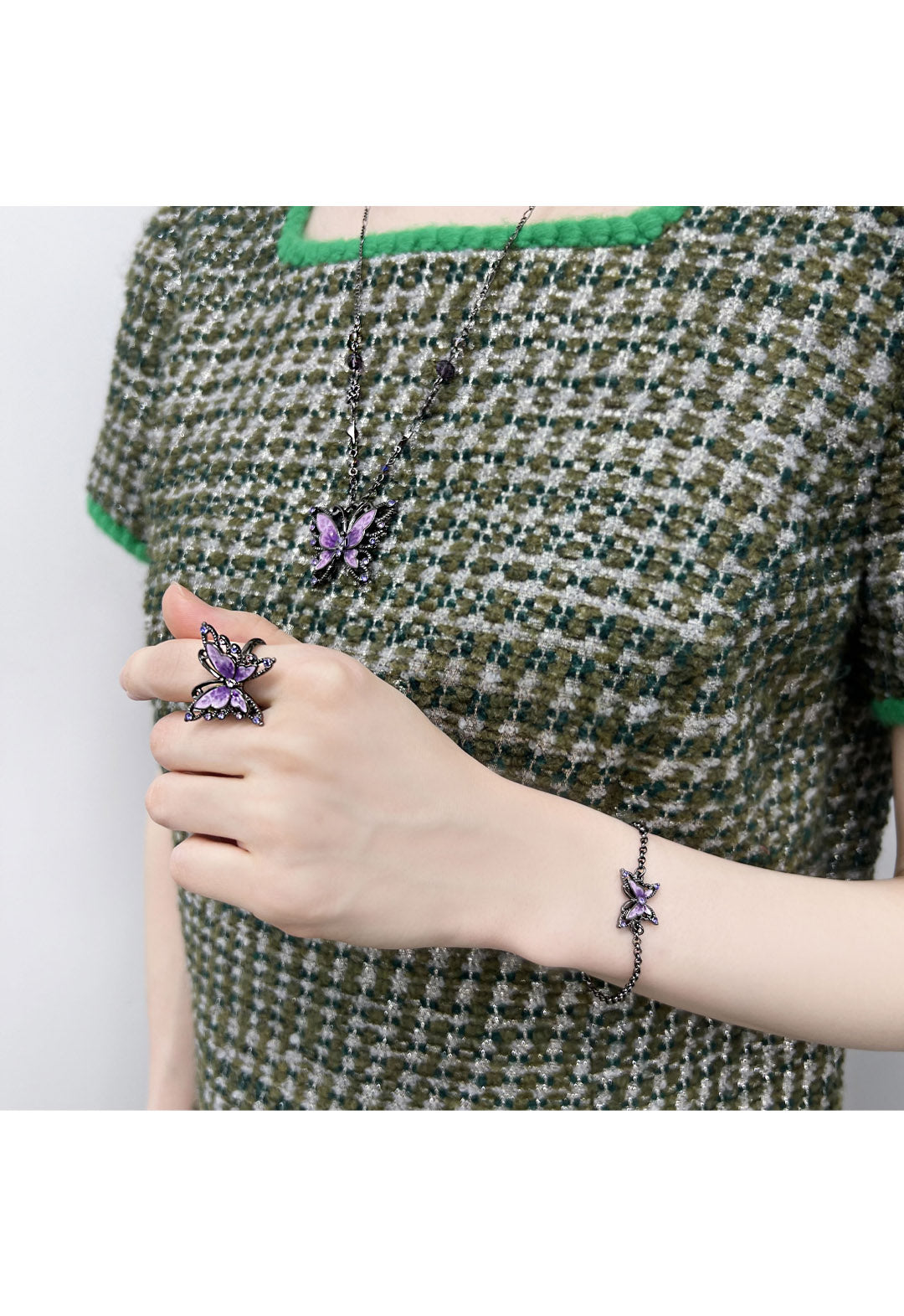 アナ スイ（ANNA SUI）蝶モチーフ チェーンブレスレット | バタフライ