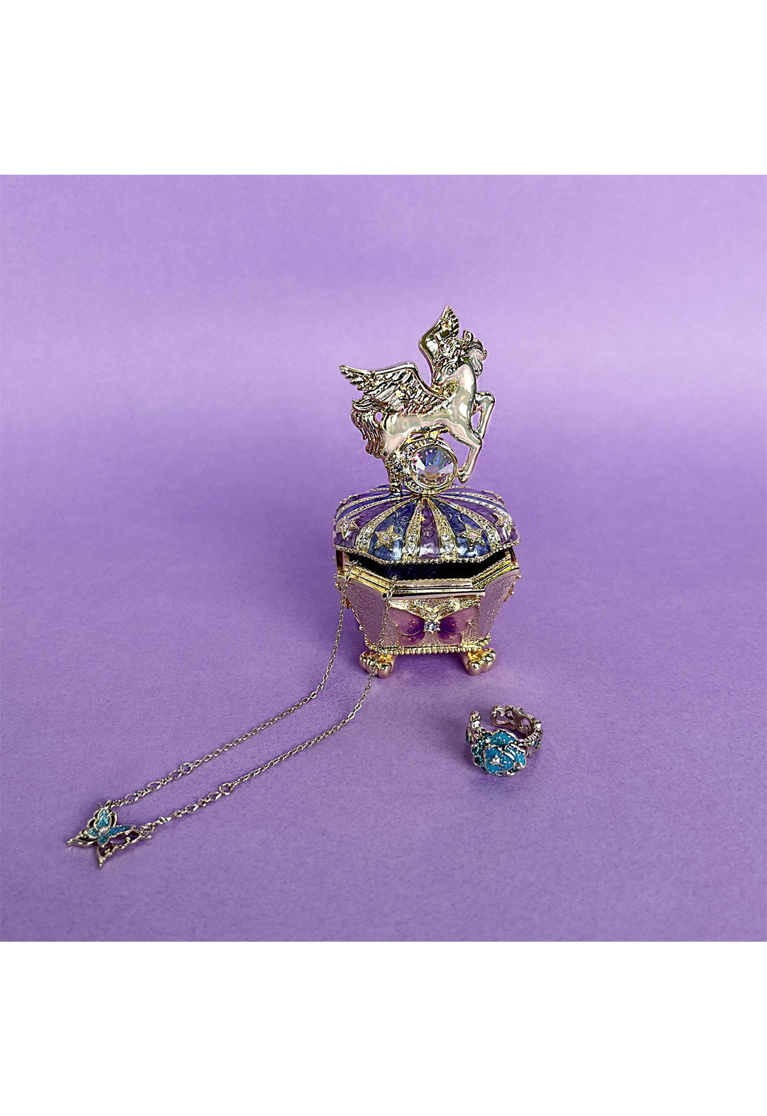 アナ スイ（ANNA SUI） ユニコーンモチーフ ジュエリーケース